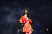 Singer Lana Del Rey performs at the Coachella Valley Music and Arts Festival in Indio, California April 13, 2014. REUTERS/Mario Anzuoni (UNITED STATES - Tags: ENTERTAINMENT)