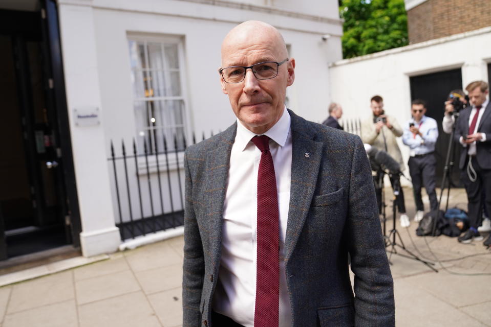 John Swinney is considering running to be the next SNP leader (Stefan Rousseau/PA)