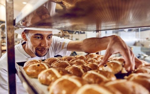 hot cross buns - Credit: Mikael Buck / Morrisons