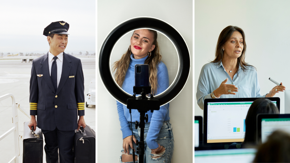 Pilot, influencer and teacher. Dream jobs.