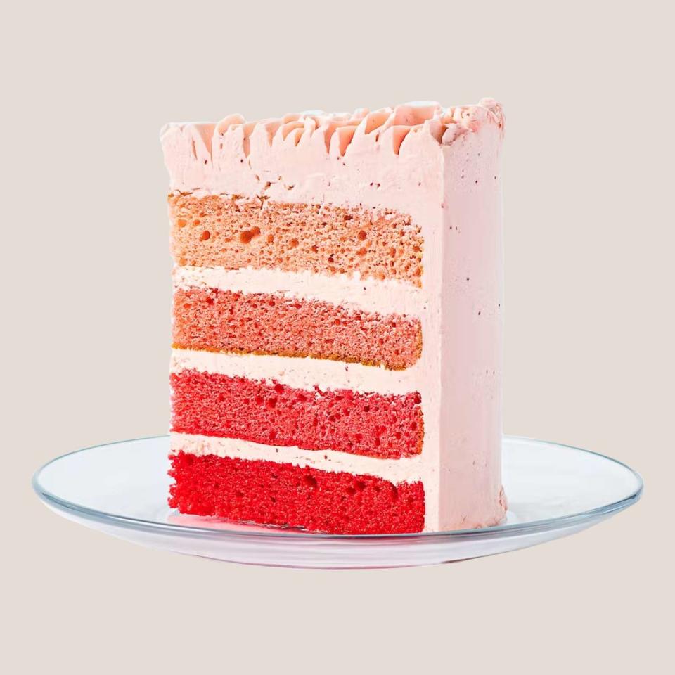 Martha's Strawberry Ombre Cake