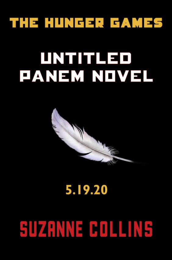 The cover of a new, untitled Hunger Games novel by Suzanne Collins, which will be released on 19 May, 2020. (Scholastic via AP)