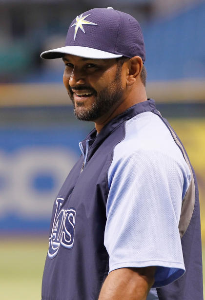 Rays bench coach Dave Martinez is surprisingly not a finalist for their open manager job. (USA Today Sports)