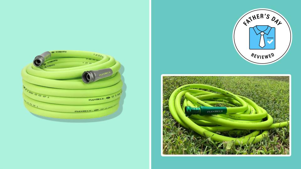 This flexible hose will undoubtedly be a surprising but helpful lawn and gardening Father's Day gift.