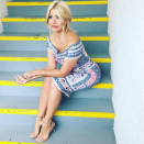 <p>Proving that a high street frock can look just as fabulous as a four figure one, Holly showed off her summer style in this patterned piece from Oasis this week. <i>[Photo: Instagram/Holly Willoughby]</i></p>