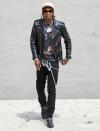 <p>Wiz Khalifa is seen on the set of HBO Max’s new street fashion show <i>The Hype</i> on Monday in L.A.</p>