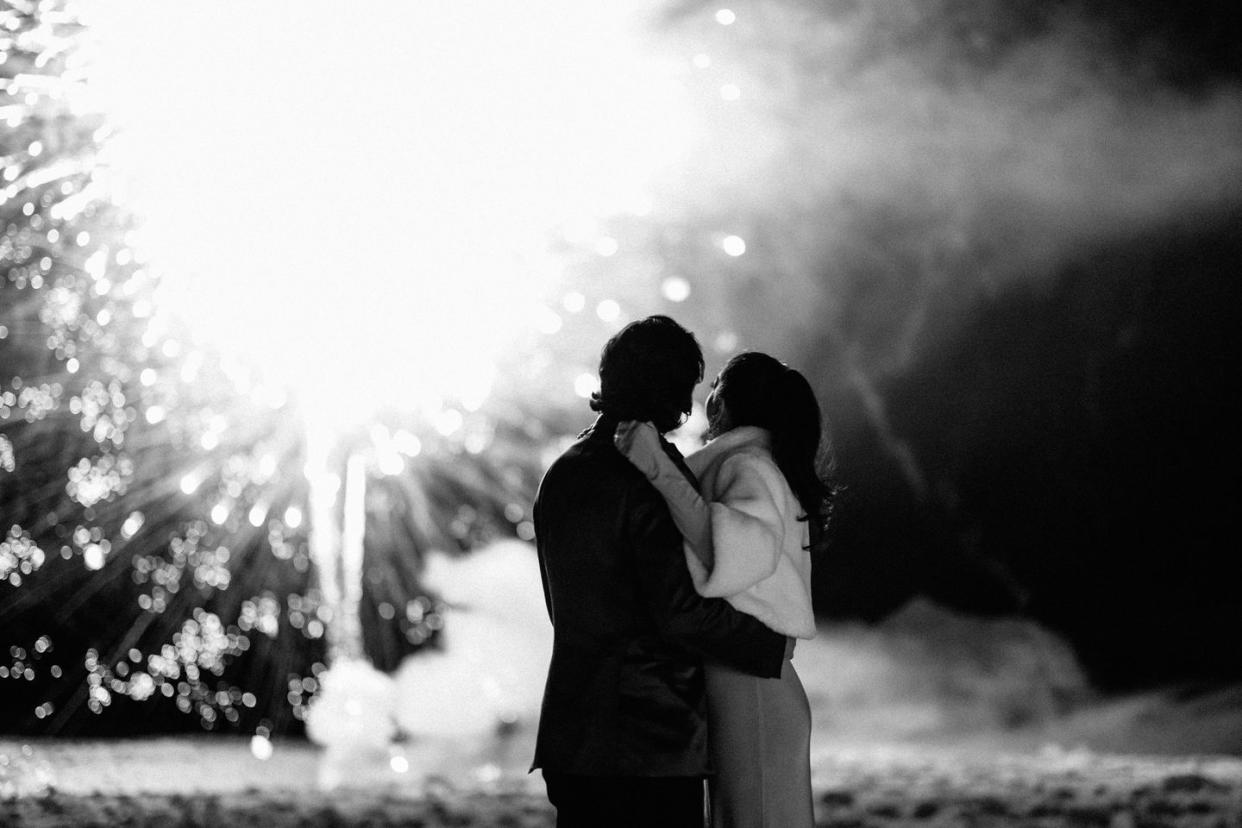 wedding fireworks