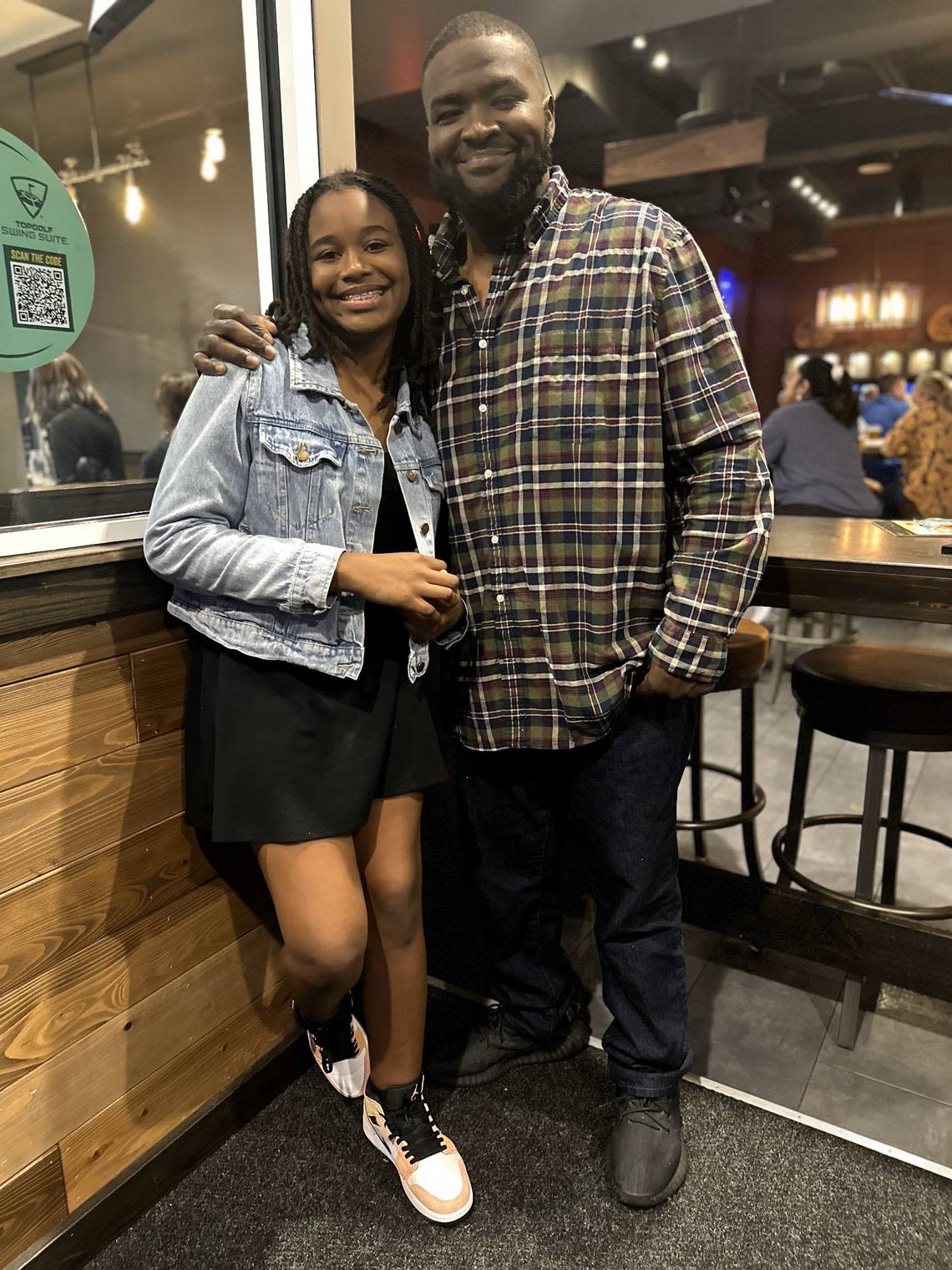 Symaria Glenn, left, with her dad Shawn Glenn. The 13-year-old girl died from a brain bleed in February 2024. To keep her memory alive, Symaria’s family made her an organ donor. She donated six organs and has helped save five lives, including her dad, who needed a new kidney.
