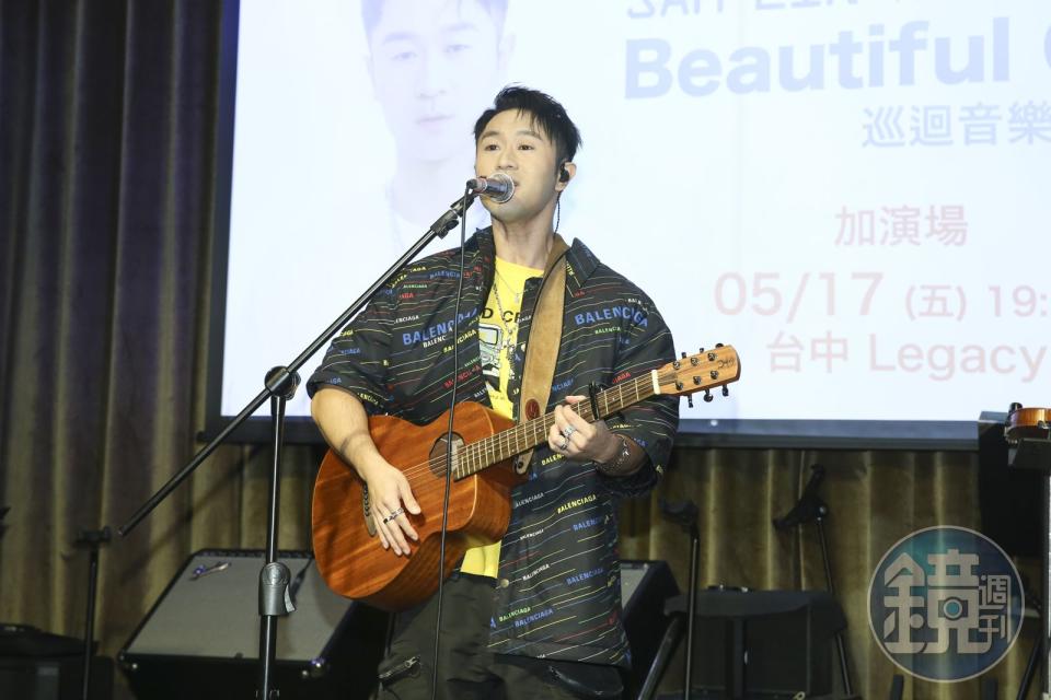 SAM LIN林中宣預告3月底將全台巡演個人演出。