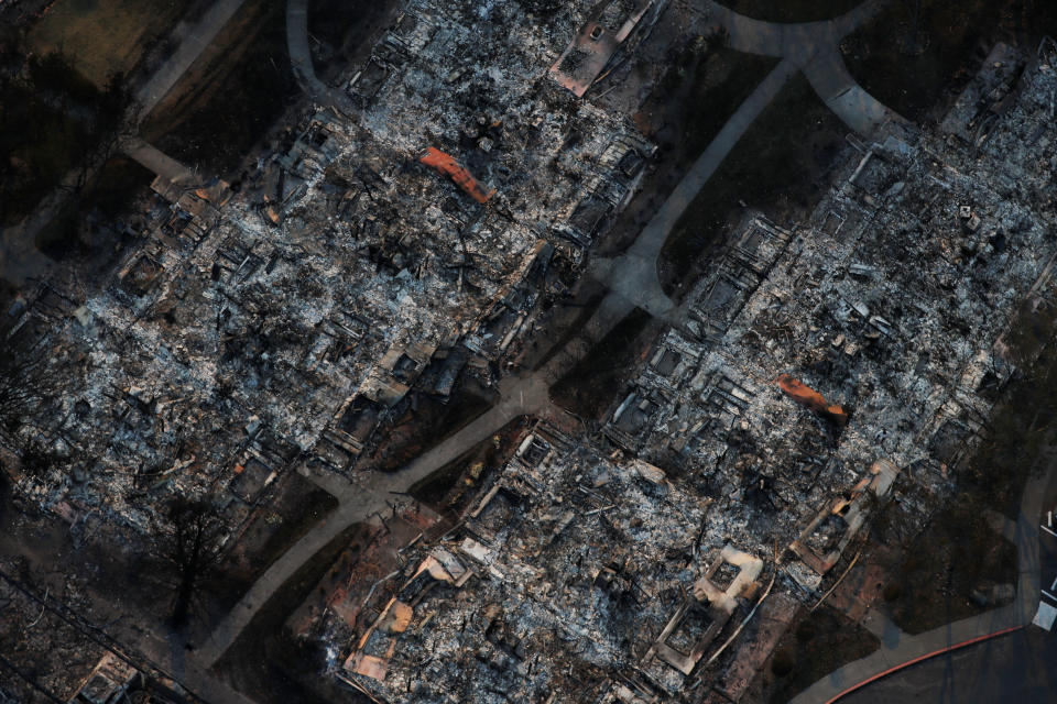 Tubbs Fire aftermath in Santa Rosa