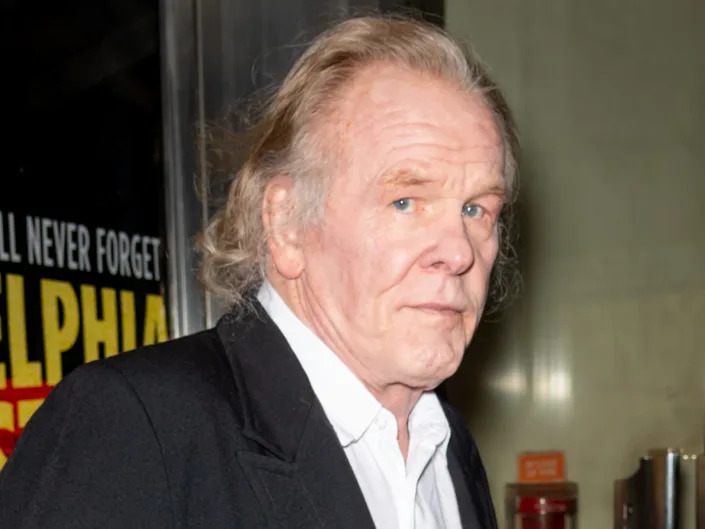 Nick Nolte in a dark jacket