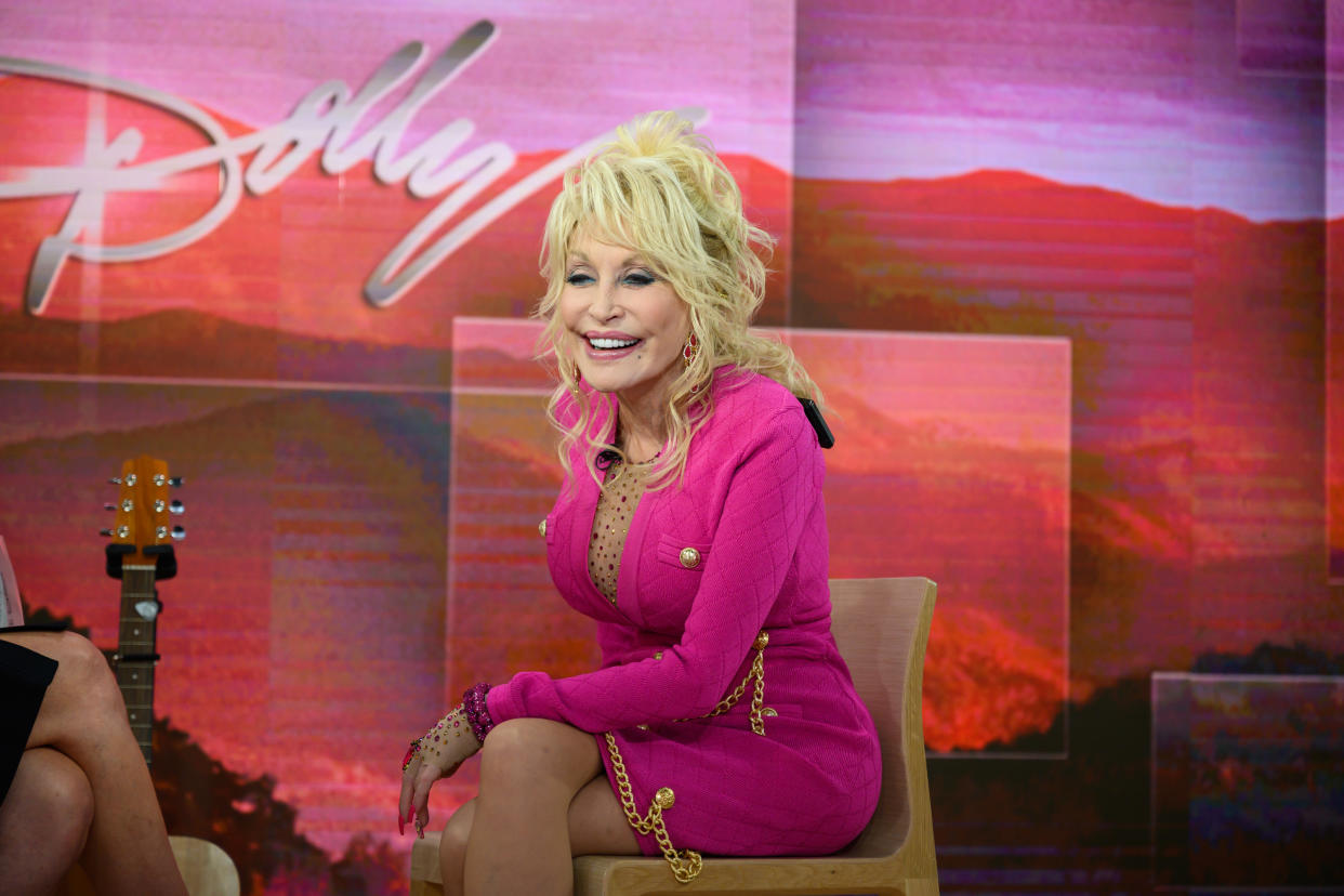 Dolly Parton on Wednesday, November 20, 2019. (Photo by: Nathan Congleton/NBC/NBCU Photo Bank via Getty Images)