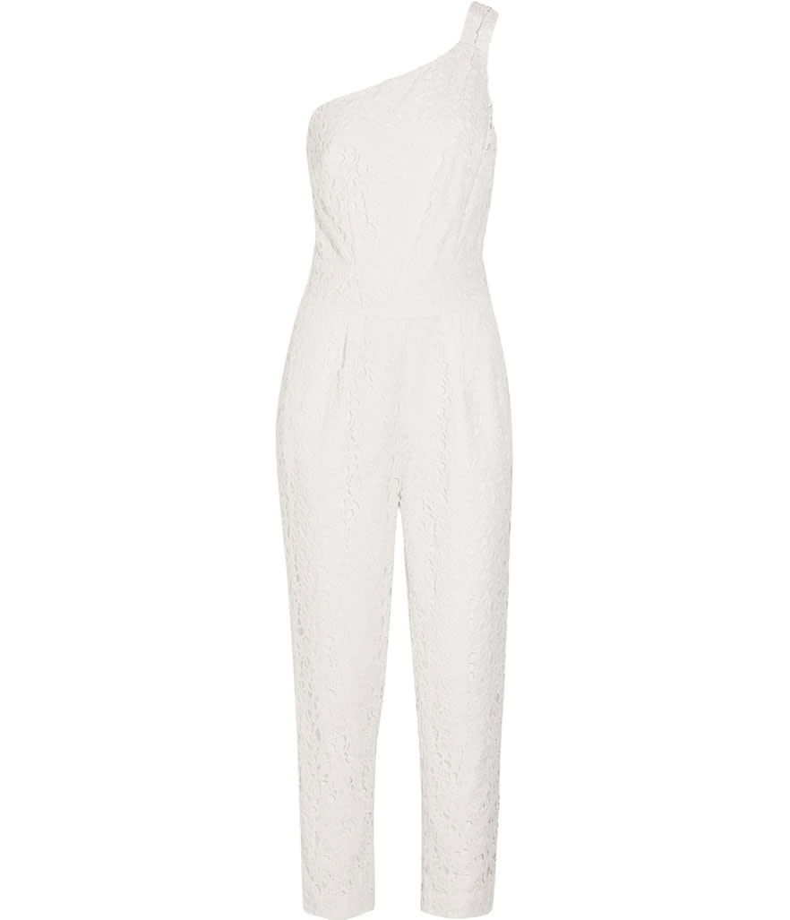 J. Crew Floral-Lace Bridal Jumpsuit