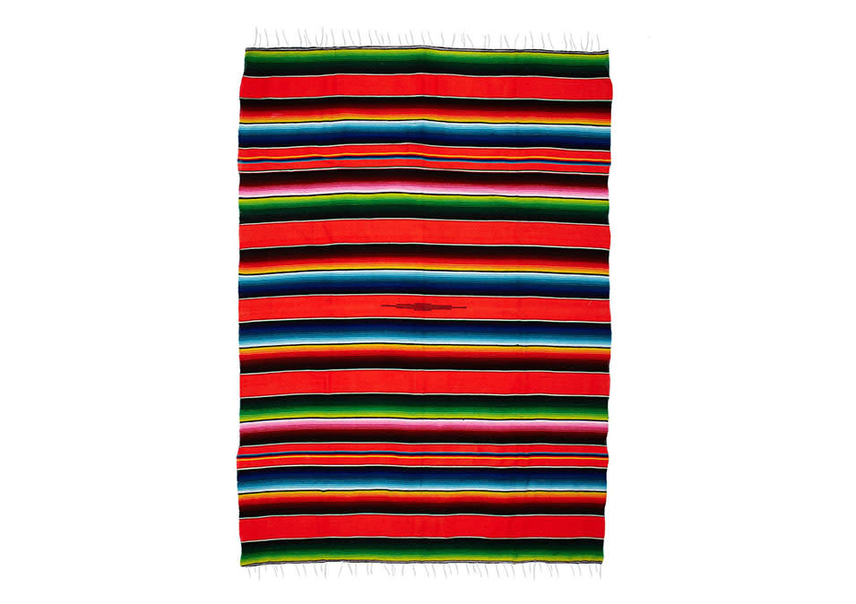 Shop Latitude Multi Colored Mexico City Striped Serape