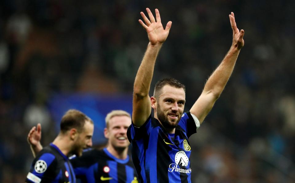 Stefan de Vrij after Inter Milan's Champions League victory over Reb Bull Salzburg