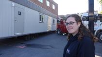 Injection trailer rolls into Shepherds of Good Hope lot