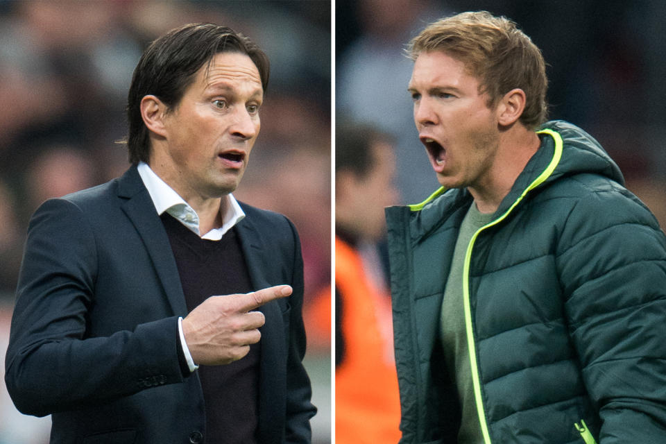 Im Fußball spielt sich das Spektakel nicht nur auf dem Rasen, sondern manchmal auch an der Seitenlinie oder im PK-Raum ab, wie diese elf Beispiele zeigen: Bayer-Coach Roger Schmidt ist ein Trainer mit Ecken und Kanten. Die einen können ihn nicht ausstehen, andere freuen sich, einen echten Typen in der Liga zu haben. Sein Ausraster gegen Kollege Julian Nagelsmann wird ihm jedoch mindestens ein paar Euro, aber womöglich auch die englische Woche kosten. Schmidt hatte nach einem Foul zu Nagelsmann gebrüllt: "Gar nichts war das. Was bist du denn für ein Spinner! Halt doch einfach mal die Schnauze!"