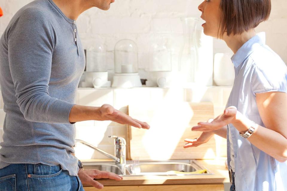 <p>anzeletti/Getty</p> A man and woman arguing (stock image)