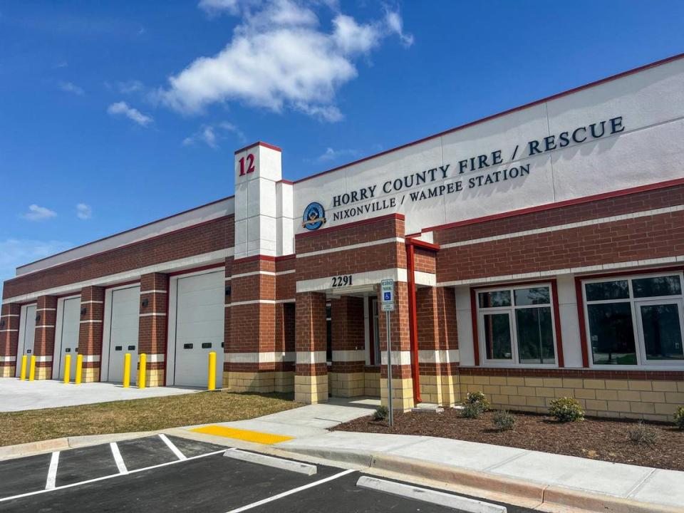 A new Horry County Fire/Rescue station at Nixonville / Wampee off Highway 90 and U.S. 31 has been built to serve residents of that fast growning community. March 8, 2024.