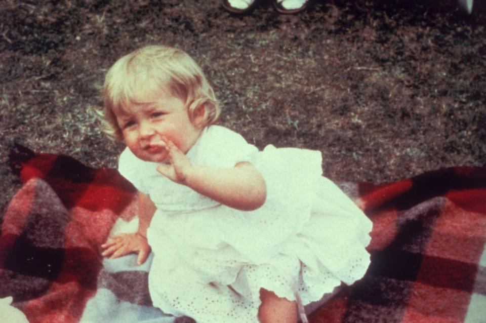 Princess Diana as a baby