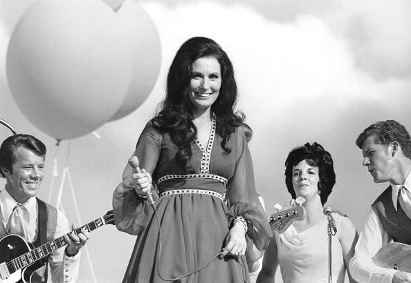 MEMPHIS – OCTOBER 7: Loretta Lynn performs on THE ED SULLIVAN SHOW at the State Fair in Memphis, Tenn. October 7, 1970 (Photo by CBS via Getty Images)