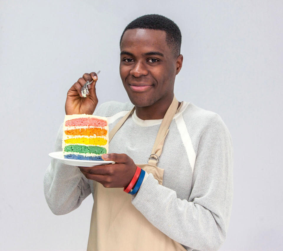 <p>Born in Hackney, Liam is known as 'Cake Boy' by his uni mates. One of his biggest ambitions is to make baking acceptable amongst his peers and the younger generation. </p>