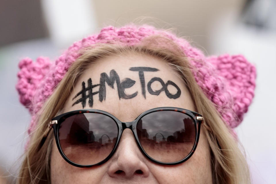 #MeToo – a huge step forward but more needs to be done. Photo: Getty