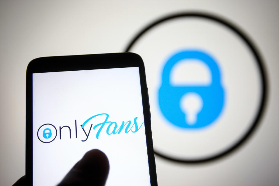 OnlyFans logo (Photo Illustration by Pavlo Gonchar/SOPA Images/LightRocket via Getty Images)