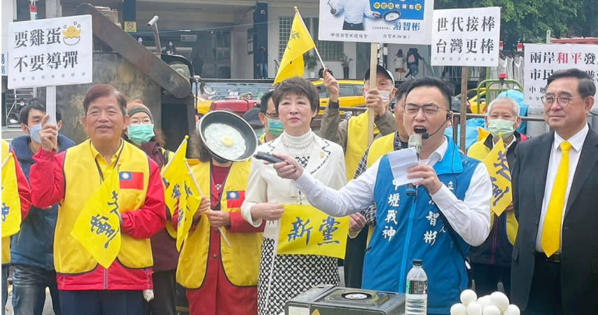 新黨游智彬在3月28日宣布參選桃園市中壢區立委，並喊出「世代接棒」口號。（圖／報系資料照）