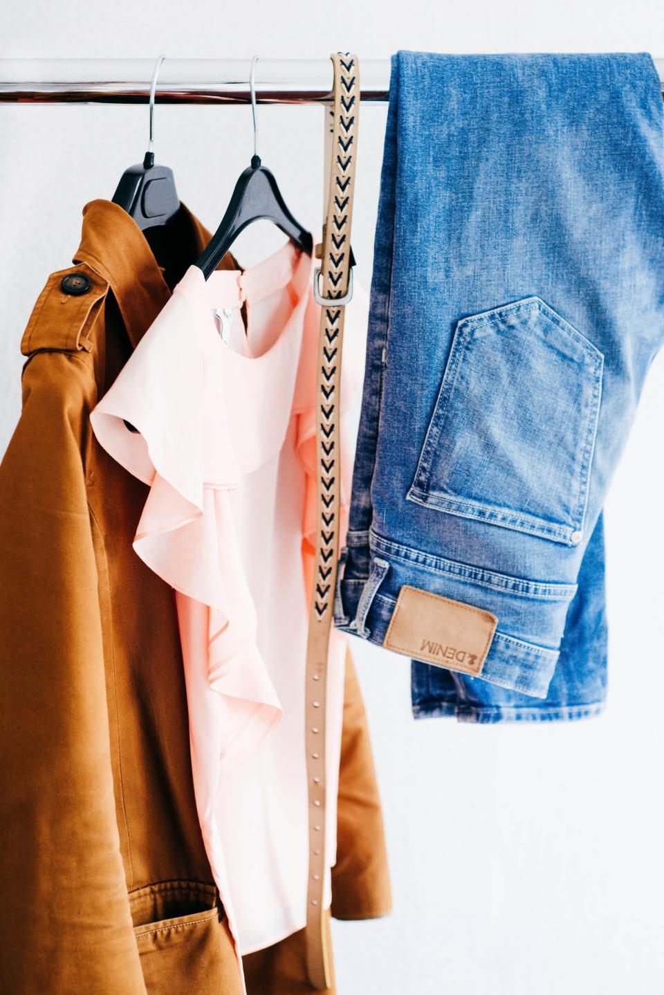 <p>Shop your closet, and try out new ways to wear the clothes you already have. Take photos of yourself in your favorite looks.</p>