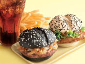 McDonald's in China launched a new double burger deal featuring burgers with black and white buns. Apparently the burgers were inspired by a Chinese saying that refers to powerful people with connections in politics (the white burger) and organised crime (represented by the black bun).