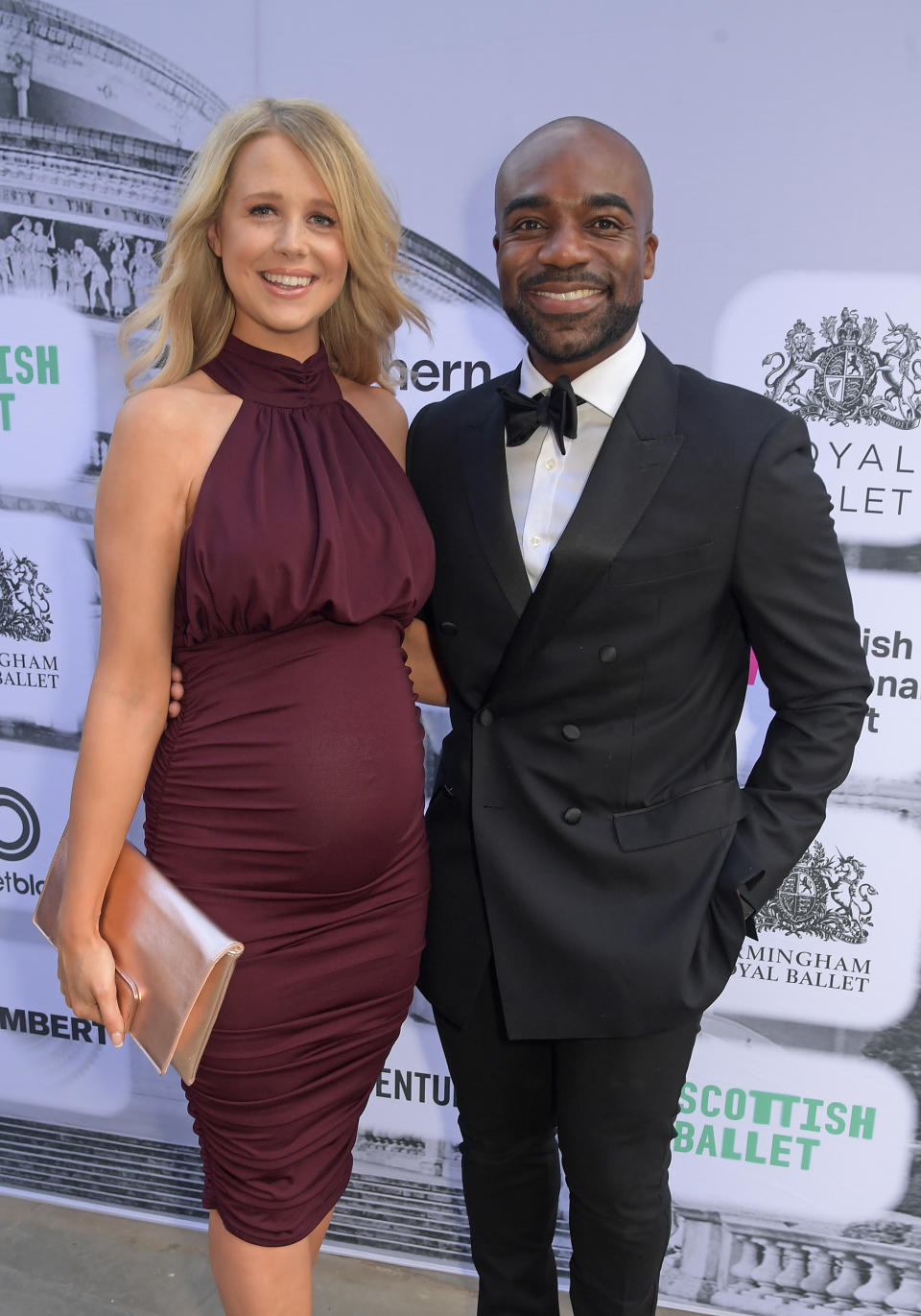 LONDON, ENGLAND - JUNE 03: Portia Oduba (L) and Ore Oduba attend the inaugural British Ballet Charity Gala presented by Dame Darcey Bussell at The Royal Albert Hall on June 03, 2021 in London, England. (Photo by David M. Benett/Dave Benett/Getty Images)