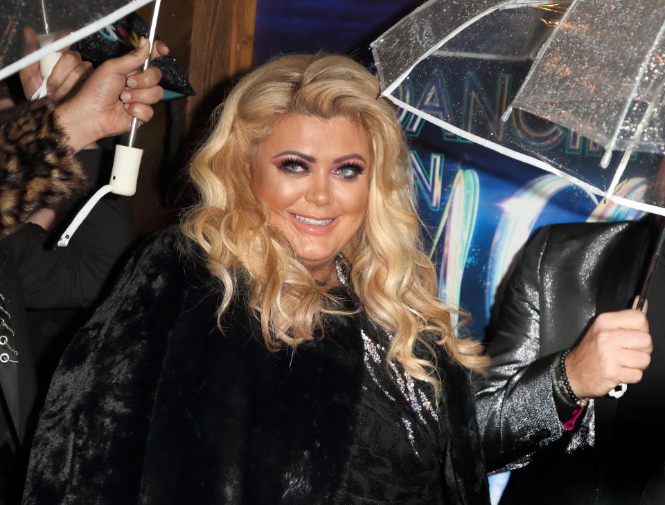 Gemma Collins at the Dancing On Ice red carpet launch at the Natural History Museum Ice Rink. (Photo by Keith Mayhew/SOPA Images/LightRocket via Getty Images)