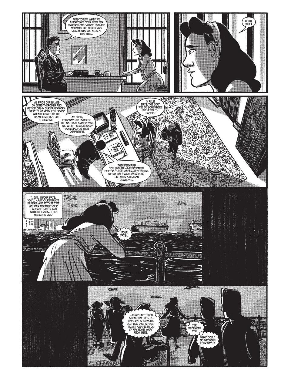 A page from 'Tokyo Rose — Zero Hour'
