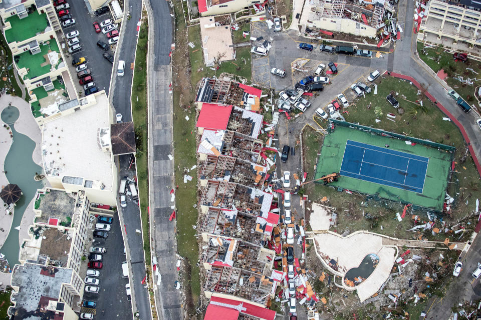 View of the aftermath of Hurricane Irma on the Dutch side of St. Martin&nbsp;on Sept. 6, 2016. (Photo: Reuters)