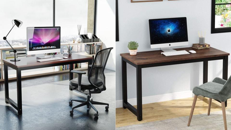 A large desk for a big workspace.