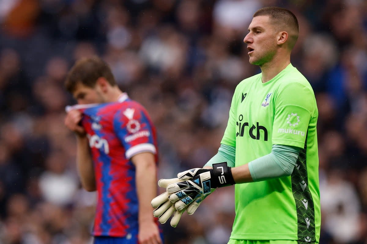 Safe hands: Johnstone has established himself as Palace's No.1 goalkeeper (Action Images via Reuters)