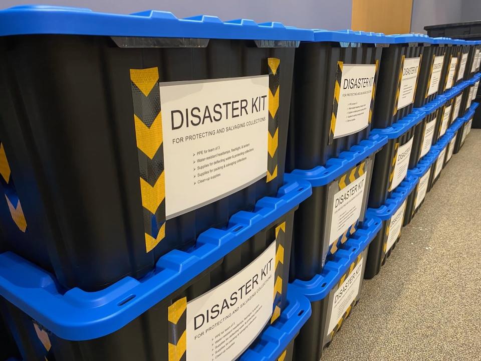 The team at the Council of Nova Scotia Archives is preparing about 70 disasters kits for archives and museum around the province.