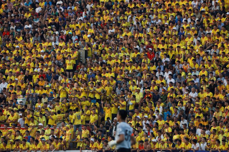 Vietnam reopens its national soccer league for crowd after Covid-19