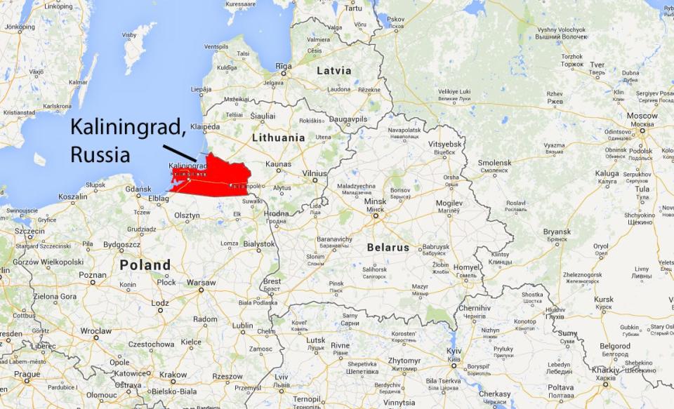 Kaliningrad Map