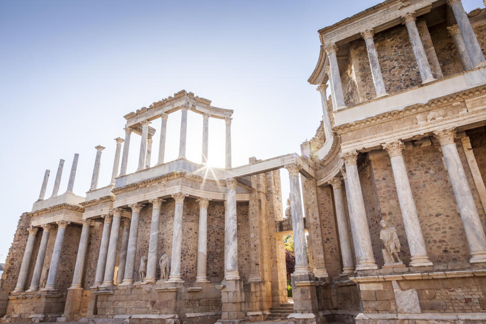 A historic Roman theatre in Extremadura, Spain. [Photo: Getty]