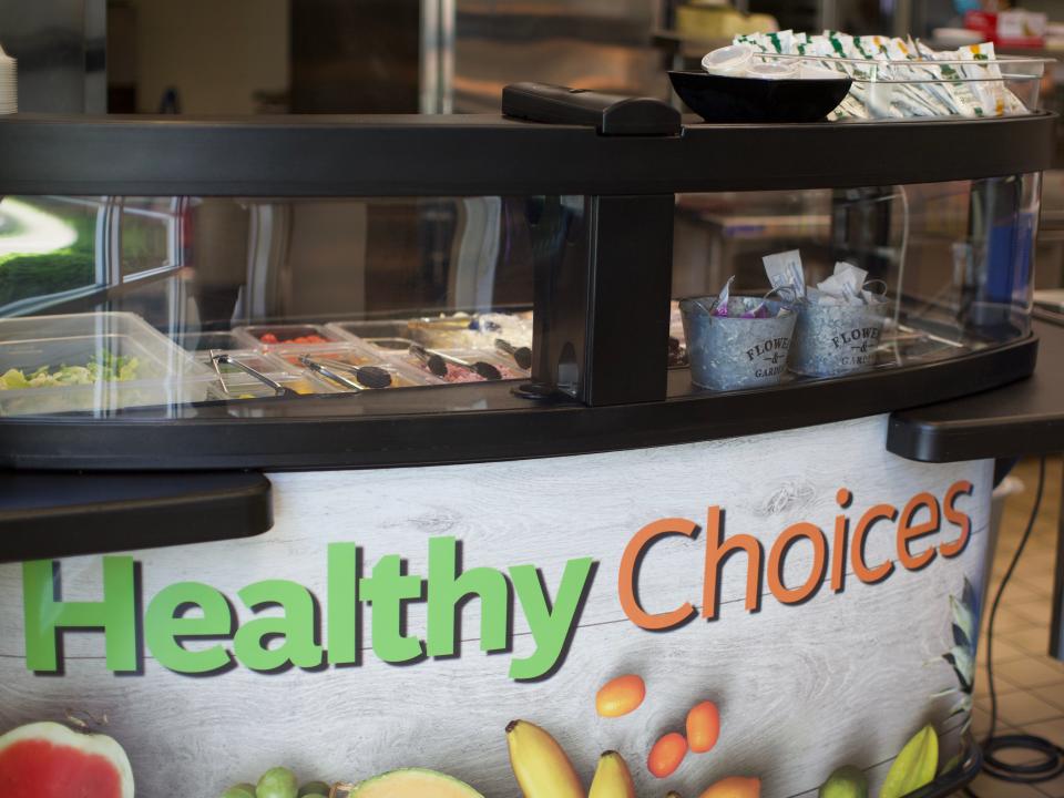 River Valley is working to offer healthier options to its students for breakfasts and lunches, incorporating more balance and fresh produce.