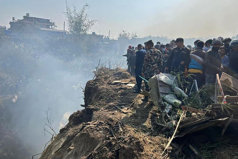 The plane belonged to Yeti Airlines