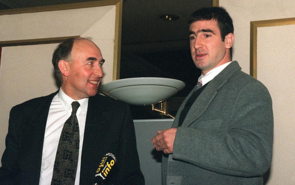 Eric Cantona and Maurice Watkins