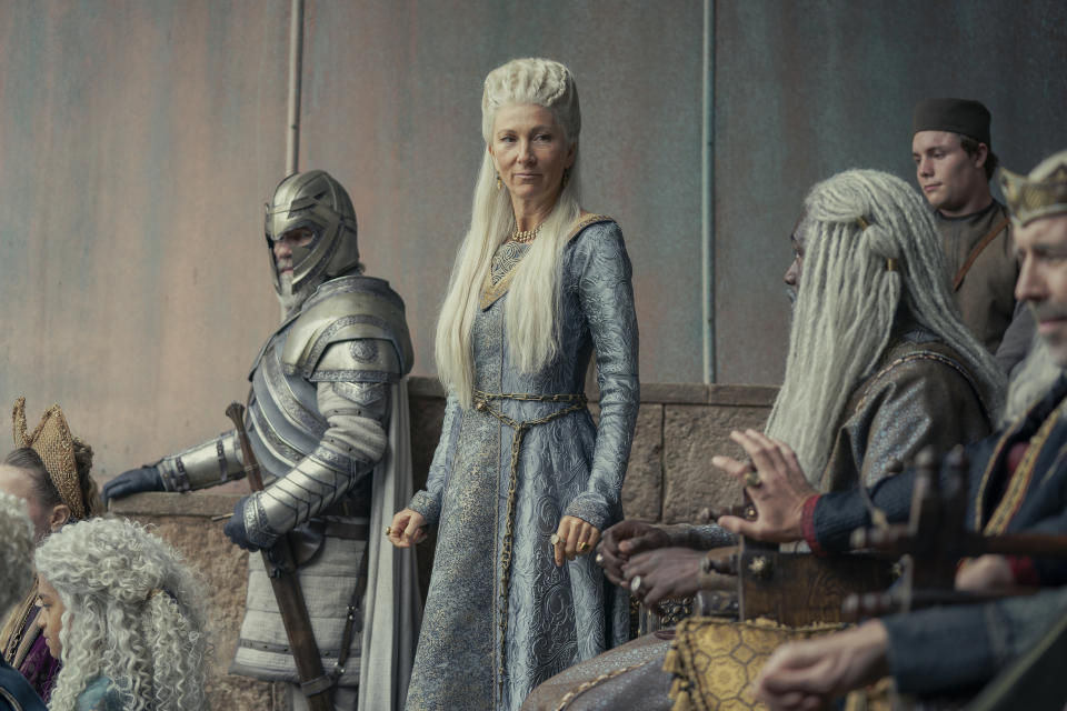 Eve Best as Princess Rhaenys Velaryon in <i>House of the Dragon</i><span class="copyright">Ollie Upton—HBO</span>