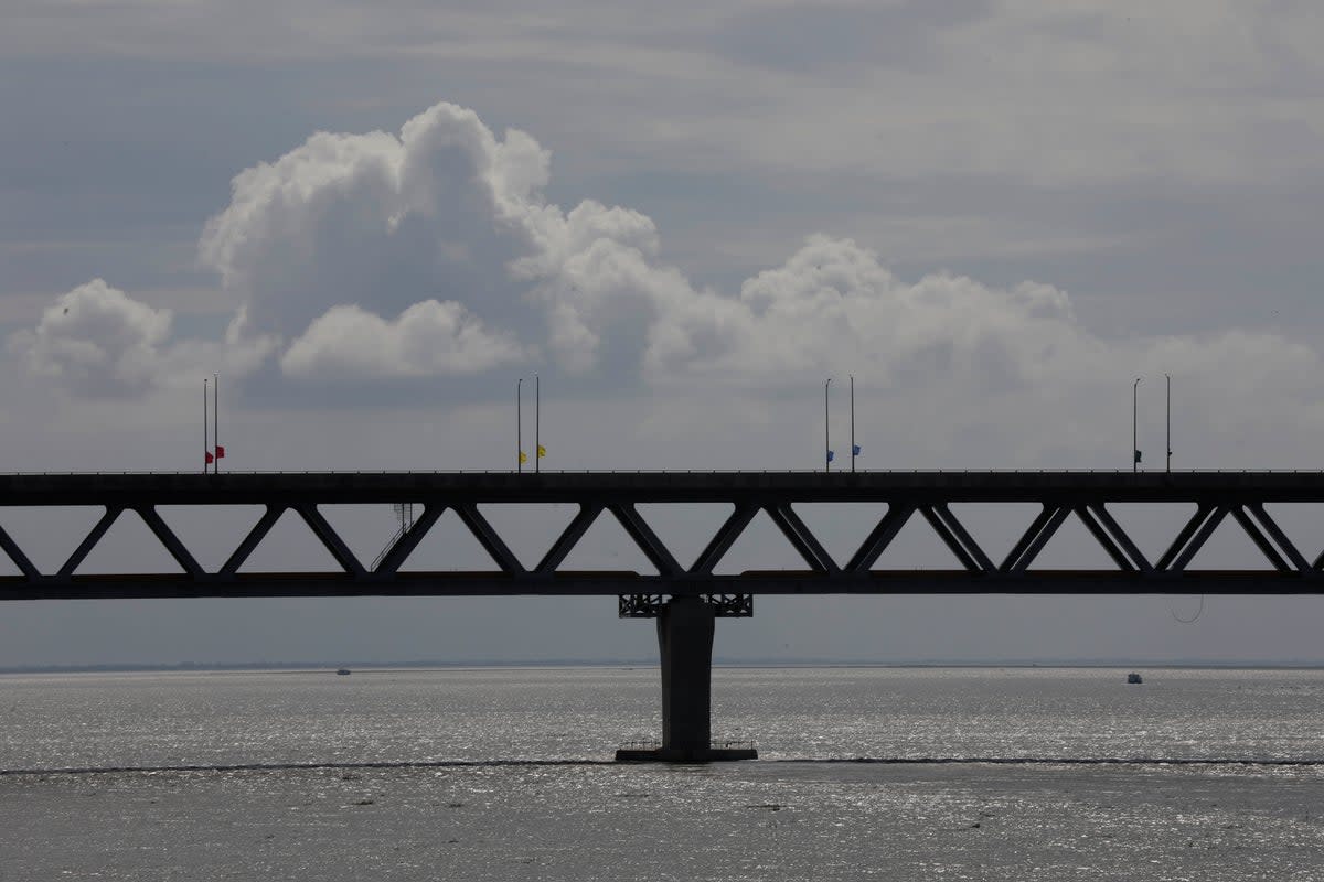 Bangladesh Bridge (Copyright 2022 The Associated Press. All rights reserved.)