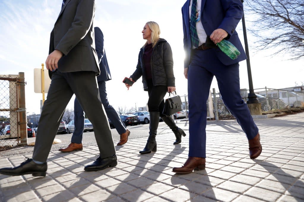 The controversy surrounding Congresswoman Marjorie Taylor Greene could set off a chain reaction of political retribution in the future. (Getty Images)