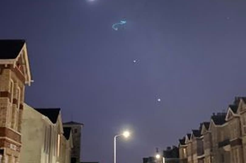 Jason Chatwin captured the 'UFO sighting' on Salisbury Road, Plymouth