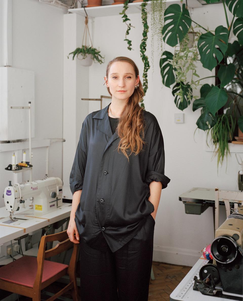 Phoebe English in her London studio.