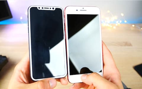 Images comparing a dummy iPhone 8 to the current iPhone 7 Plus have been released in YouTube videos - Credit: EverythingApplePro/YouTube